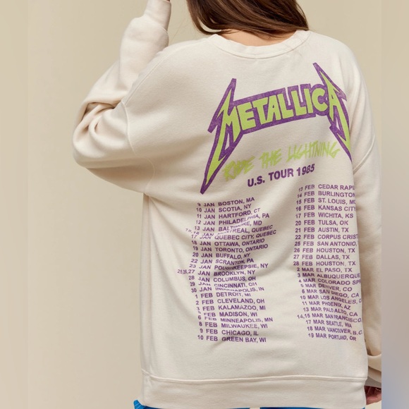 Metallica Ride the Lightning BF Crew - Picture 7 of 7